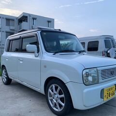 週末まで取置き中　ラパン　オープントップ　車検長い　ナビ　ETC付き