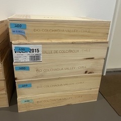 ワイン木箱　一箱200円〜
