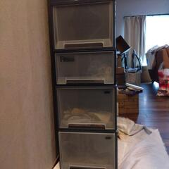 押入れ 収納 ケースボックス計14個の画像