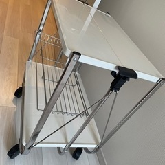 【お譲りします】折りたたみキッチンワゴン