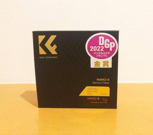 【新品同様品】K\u0026F Concept 72mm 可変NDフィルターND2-ND400
