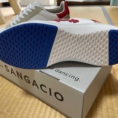  SANGACIO にゅーずBLOW 限定
スニーカー 26，0cm ホワイト/レッド 新品の画像