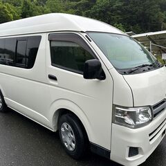 トヨタ　ハイエースバン　車いす移動車　10人乗り　平成24年式　...