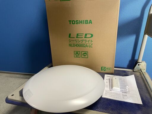 【良品】TOSHIBA LEDシーリングライト NLEH06002A-LC 2019年製 通電確認済み リモコン付き 早い者勝ち 引取歓迎 配送OK