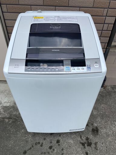 【糸島市内 送料無料】HITACHI 　9/5ｋｇ洗濯機　BW-D9TV（2015） 48147-0-2
