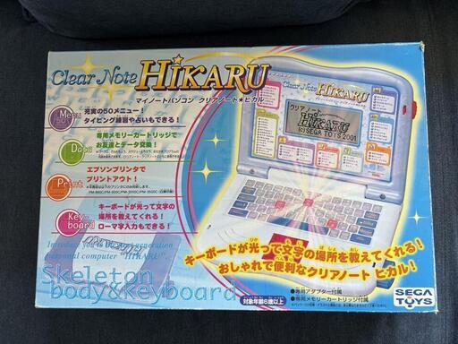 SEGA TOYS / Clear Note HIKARU (とみジ) 味美のポータブル