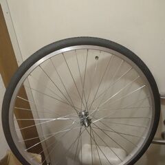 自転車　26インチ前輪新品　空気入ってます