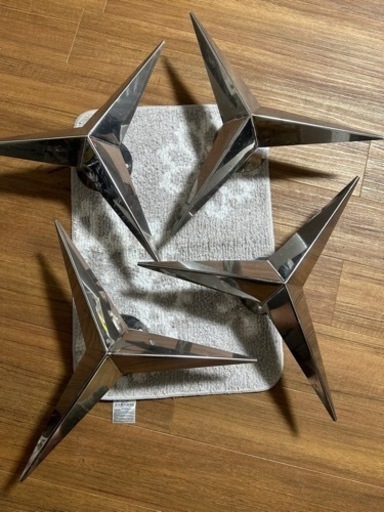 ステンレス製大型車用22.5インチ ホイールスピンナー ベンツ型