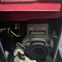 シンダイワエンジン発電機‼️中古‼️の画像