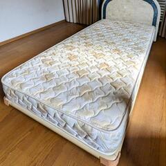 【破格】大理石調ベッド　家具 ベッド シングルベッド