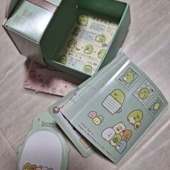 すみっコぐらしポチ袋とミニシール&メモ