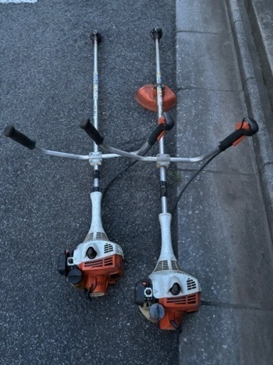 　中古ジャンク品　スチール　草刈り機2台