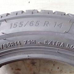 (M-2)MICHELIN（ミシュラン）155/65R14 4本セット（工賃等全て込み価格！）の画像