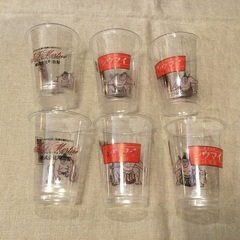 【未使用】大相撲 プラスチック コップ  カップ　6個セット　非売品の画像