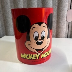 昭和レトロ　ミッキーマウス　ゴミ箱　インテリア   の画像