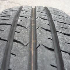 バリ溝 175/65R15 4本 2022年製造 GOOD YEAR Efficent Grip ECO 鉄ホイール 5.5J ＋45 PCD100 ハブ54㎜の画像