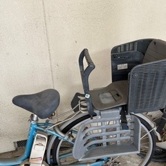 電動自転車&子供乗せイス付きの画像