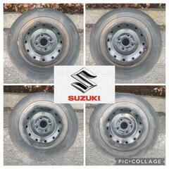 スズキ MRワゴン(CBA−MF21S)純正13㌅スチールホイー...