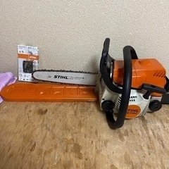 スチール　チェーンソー　MS170C長期倉庫保管の為ジャンク品扱い