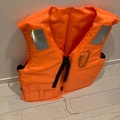 オーシャンライフ 小型船舶用ライフジャケット オレンジ TYPE A オーシャンC-2型 救命胴衣 2018年製 ウェアの画像