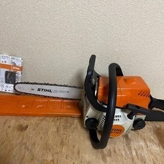 スチール　チェーンソー　MS170C長期倉庫保管の為ジャンク品扱いの画像