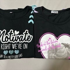 【美品】2枚セット　160cm 女の子 Tシャツ 