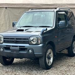 スズキ　ジムニー　車検二年付き　社外アルミ　ターボ　4WD　AT...
