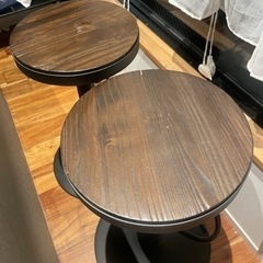 【購入時12980円】カウンターチェアー　2脚セットの画像