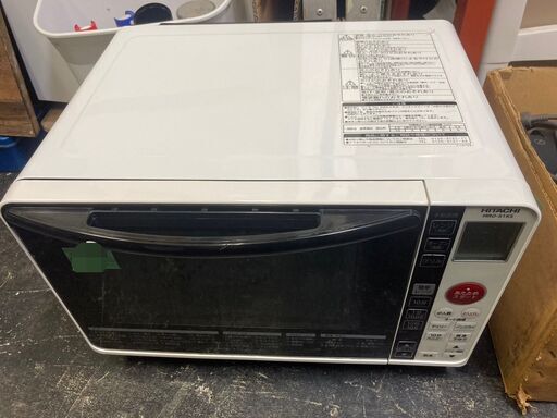 ☆中古￥9,800！HITACHI　オーブンレンジ　家電　2020年製　MRO-S1KS型　【BE158】