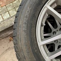 SUV車用 17インチ ホイール スタッドレスタイヤ 4本の画像
