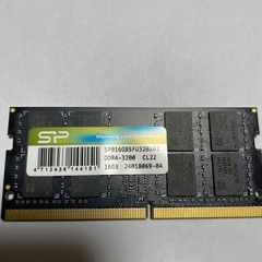 ノートパソコン用メモリ16G×2=32G 　の画像
