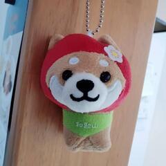 旅するマメしば 和歌山南高梅 ボールチェーン ご当地ストラップ 和歌山限定 キーホルダー おみやげ プレゼントの画像