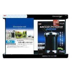 【新品未開封】水槽 / GEX グラステリア600 6点セット（...