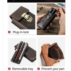 未使用品　３本挿しペンケースの画像
