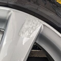 タイヤ2022年製 ホイール+タイヤセット 215/45R17 114.3 純正流用 DUNLOP ENASAVE EC204 トヨタ 195/65R15の車にの画像