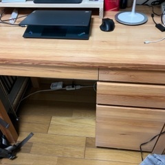 無印　机　デスクワゴン