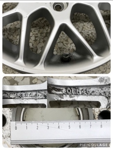 希少114.3/4H 対応 13inc 4j+45 100/114.3/4H カプチーノ アルト セルボ ワゴンR キャリイ エブリィ ライフ トゥデイ ラパン 等