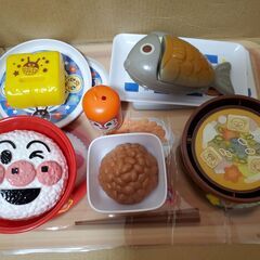 アンパンマン　お食事セット　※その他出品中　※６月より毎週日曜ガレージセールします(^_-)-☆の画像