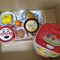 アンパンマン　お食事セット　※その他出品中　※６月より毎週日曜ガレージセールします(^_-)-☆の画像