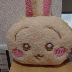 ちいかわ　うさぎ　ふわふわフェイスポシェット