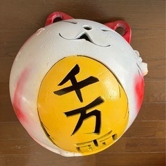 ハンドメイド浮き玉「招き猫　千万両」〈熊」の画像