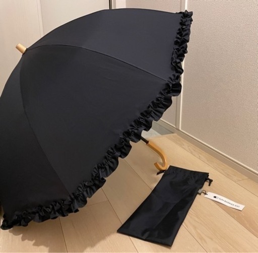 サンバリア100　折りたたみ日傘 ２段折 フリル