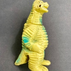 👍当時物　👍超希少 ゲキレア ソフビ レッドキング  ウルトラヒーロー 1966 怪獣 フィギュア レトロの画像