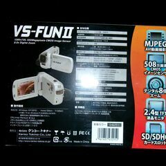 ビデオカメラ（ケンコーVS-FUNⅡ、未開封）の画像