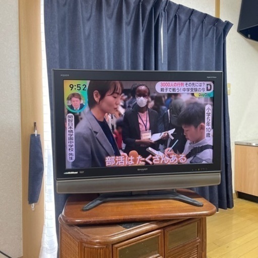 家電 テレビ シャープ　　37インチ　稼働品