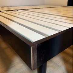 ニトリ製シングルベッド✖️2床(ダークブラウン)