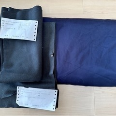 ウール生地ポリエステル生地数メートルセット