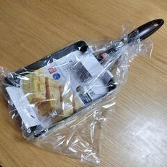 IH対応　マーブル玉子焼き器　ライトブルー