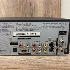 【レガストック江東店】 Panasonic　パナソニック　DIGA　VHS一体型DVDレコーダー　DMR-XW41V　2007年製の画像