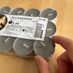 IKEAアロマキャンドル×30の画像